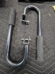Total Gym Black Dip Bars with Pins 1700 Club Model New 1400 1500 1600 1800 1900