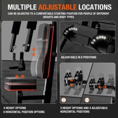 Home Gym150LBS Weight Stack fly machine Lat pulldown preacher curl All-In-One