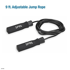 Home Gym Essentials Kit, Includes Jump Rope, Push-Up Bars, Ab Wheel and Medium R