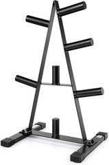 CAP A-Frame Olympic Plate Rack – Heavy-Duty 2-Inch Weight Plate Tree and Stora