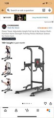 New In Box K version KingKang adjustable pull up dip bar.