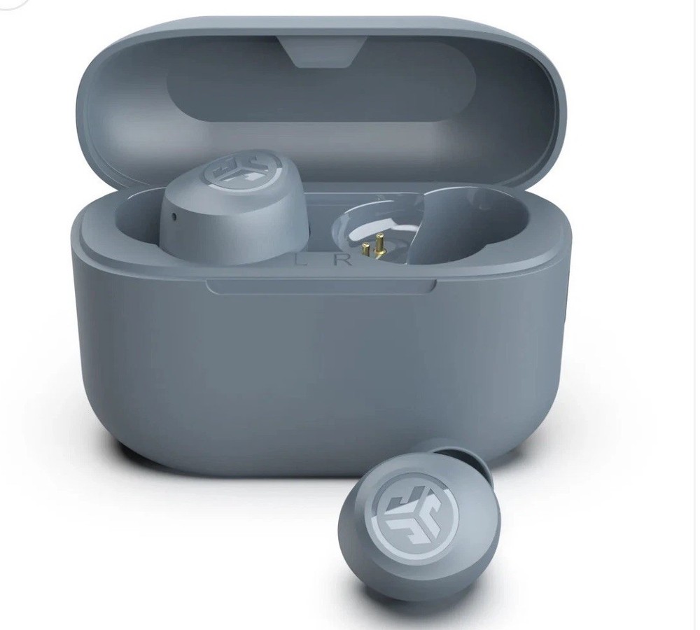 JLab Go POP+ True Wireless Bluetooth Earbuds, iOS, Android, Headphones