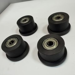 Compatible w/TOTAL GYM RPLS SET OF 4 WHEELS/ROLLERS MODELS 1700, 1800, 1900 B