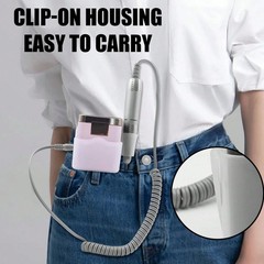 2-in-1 Electric Nail Sander Pen 3000mAh Rechargeable Nail Grinder & Remover