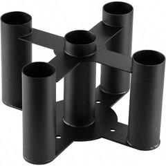 Heavy Duty Vertical Barbell Holder Rack for 2-Inch Bars, Curl & Hex Bars