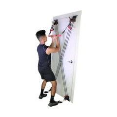 X Factor Door Gym Full Body Workout System with DVD, Chart, Straight Bar