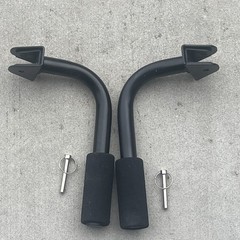 Total Gym Black Press Up Bars with Pins 1700 Club Model New 1500 1600 1800 1900