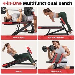 Adjustable Roman Chair Hyperextension Bench