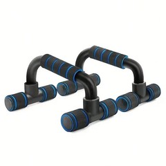 Unisex Foam Push-Up Bar Stands, Anti-Slip Design, 2pcs Set for Home & Gym