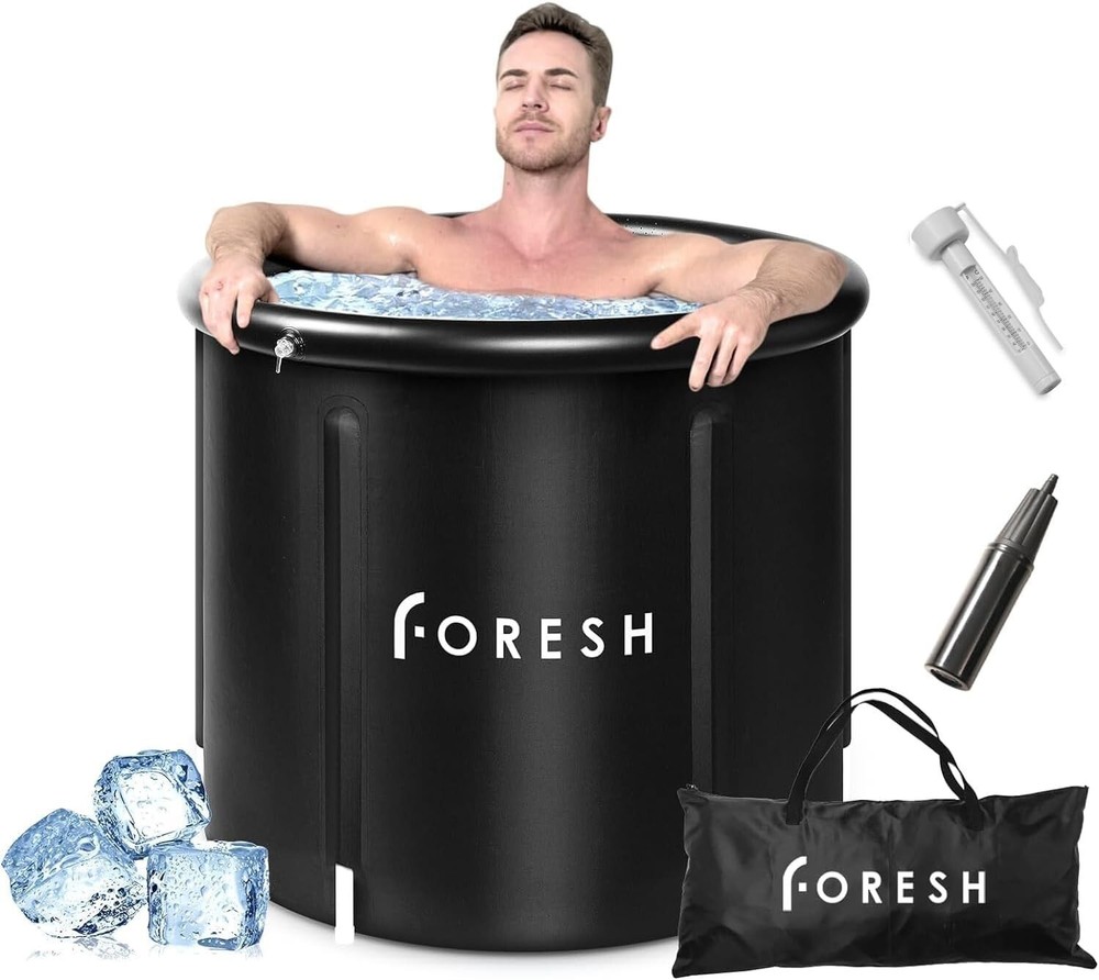 Cold Plunge Therapy Home Gym Inflatable Portable 105gal Training Pain icebath