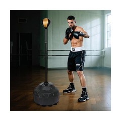 57-75IN Punching Bag Reflex Ball Speed Bag Free Standing Boxing Bag with Adju…