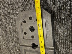 ( QTY 2 ) 12.5 Pound Each BackPack Plate Vinyl Machine Weight Black