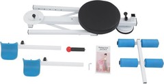 Adjustable Foldable Leg Stretcher Split Machine 0–180° 330 lb Blue White