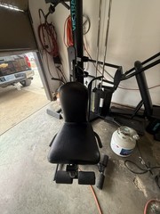 Vectra Adjustable ON-LINE 1800 Home Gym Arm Curl Chest Press Black