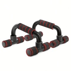Unisex Foam Push-Up Bar Stands, Anti-Slip Design, 2pcs Set for Home & Gym