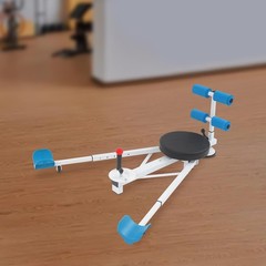 180° Blue Flex Leg Press Equipment Foldable Leg Stretcher Split Machine 330lbs