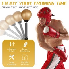 Reflex Bag Adjustable Height Speed Bag Punching Bag Free Standing Boxing Bag …