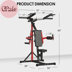 Deltoid and Shoulder Press Machine, Lateral Raise Machine with Adjustable Seat a