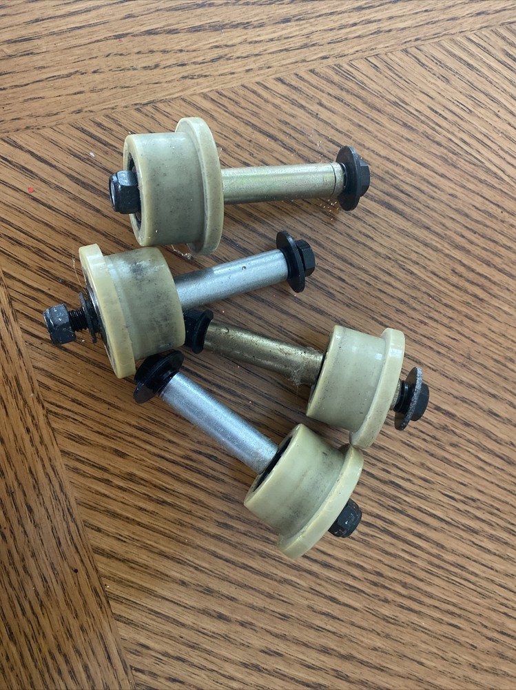 4X Total Gym Roller Wheel Assembly 1100 1500 1700 1800 Gold Supra Elite Silver