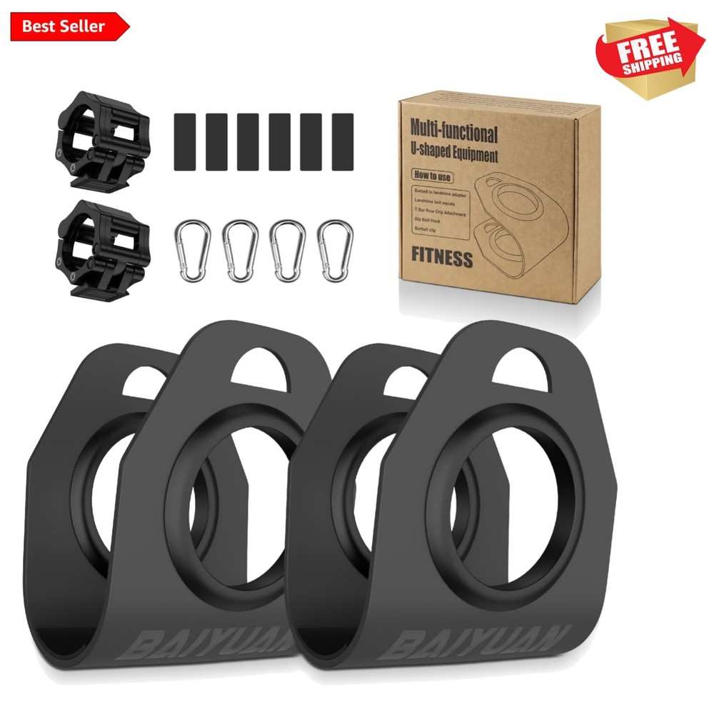 Heavy-Duty Dumbbell to Barbell Converter Clips for Ultimate Workout Flexibility