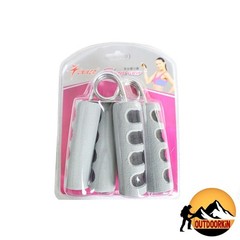Defender 1 Pair Grey Fitness Exercise Hand Grips Pro Work Out Equipment New