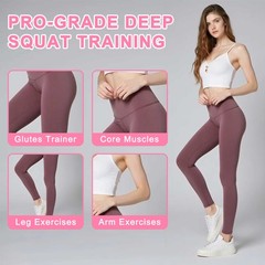 Deep Squat Machine with Resistance Bands Home Gym Workout Fitness Assist Trainer