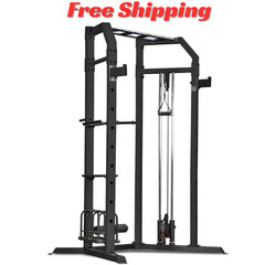 Marcy Strength Training Home Gym Cage with Pulley System for Weightlifting, Body
