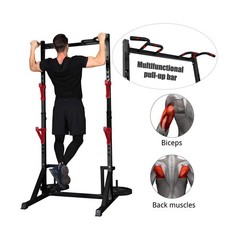 CANPA Multifunction Power Rack with Pull up Bar, Heavy Capacity and Adjustabl…