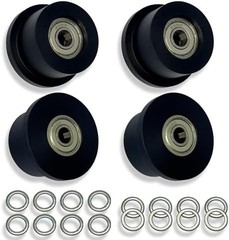 Upgraded Machined Wheels/Rollers Compatible with Total Gym,Replacement Parts for