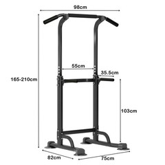 Pull Up Power Tower DipStation, Multifunctional DipSupport for Power and…
