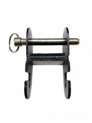 Total Gym Leg Pulley Tower Bracket with Pin – Fits 1000 1100 1500 Pro Platinum
