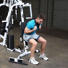 Body-Solid Multi-Station, Single Weight Stack Home Gym Machine, Arm & Leg Streng
