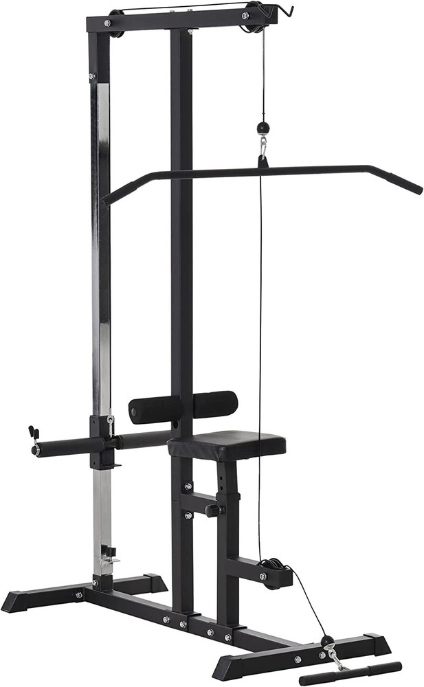 Lat Pull Down Machine Multifunction Low Row Bar Cable Fitness Body Workout