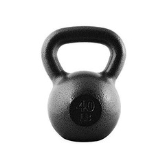 WF Athletic Supply Hammerstone Painted Cast Iron Kettlebells, Available in 10-80