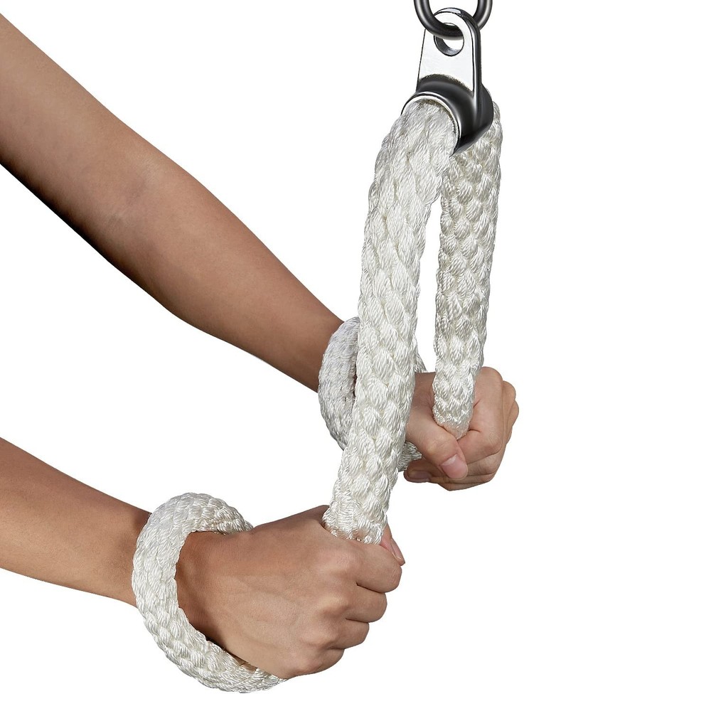 HPYGN Tricep Rope, Press Down Cable Machine Attachment Set, LAT Pulldown Atta…