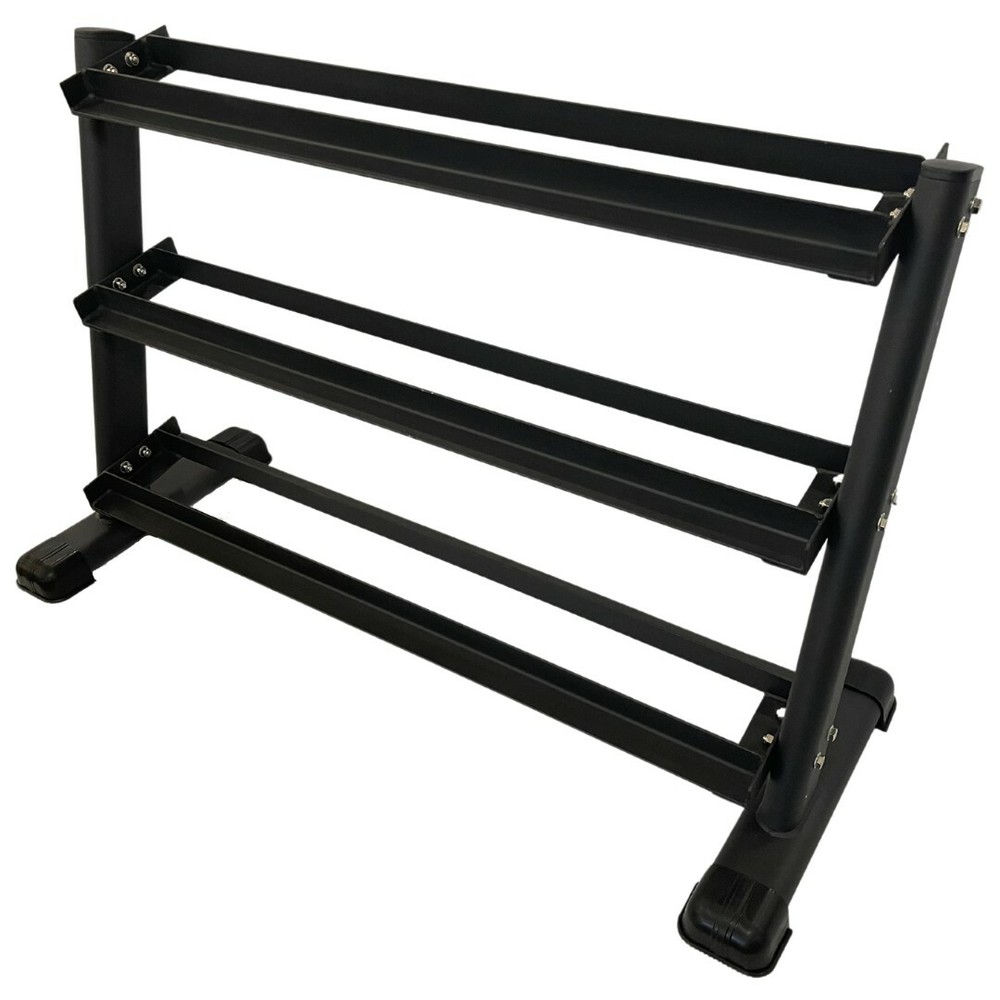 Diamond Fitness – 3 tier dumbbell rack  – holds 5-50 pairs – home gym