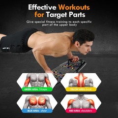 Ultimate Portable Home Gym: Push Up Board & 20 Accessories for Full Body Workout