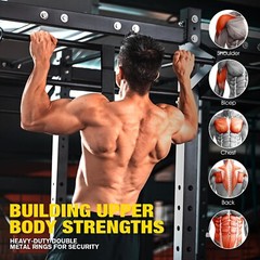 Adjustable Heavy Duty Pull Up Assist Equipment with 4 Assistance Ba… Fast Ship