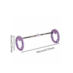 Twin Wheel Exercise Wheel Noiseless Wheels Waist Twisting Exercise Wheel Small