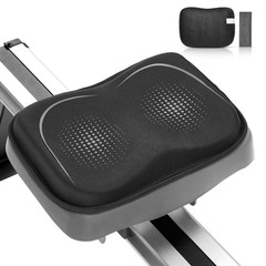 Fitense Rowing Machine Seat Cushion for The Concept 2 Black