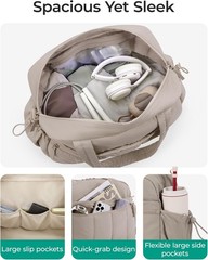 BAGSMART Gym Bag for Women Duffle Bag for Travel with Wet Pocket Lightweight