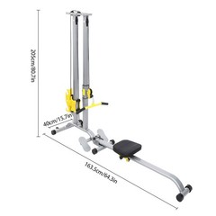 Low Row Cable Fitness Exercise Body Workout Strength Training Bar Machine
