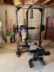 Body-Solid smith machine home gym used