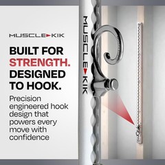 Wall Home Gym Anchor Aluminum 300lbs 100+ Exercises