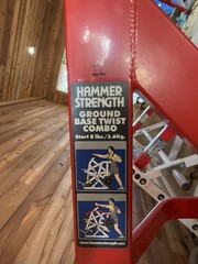 Used Hammer Strength Ground Base Twist Combo Machines (4 Sets)