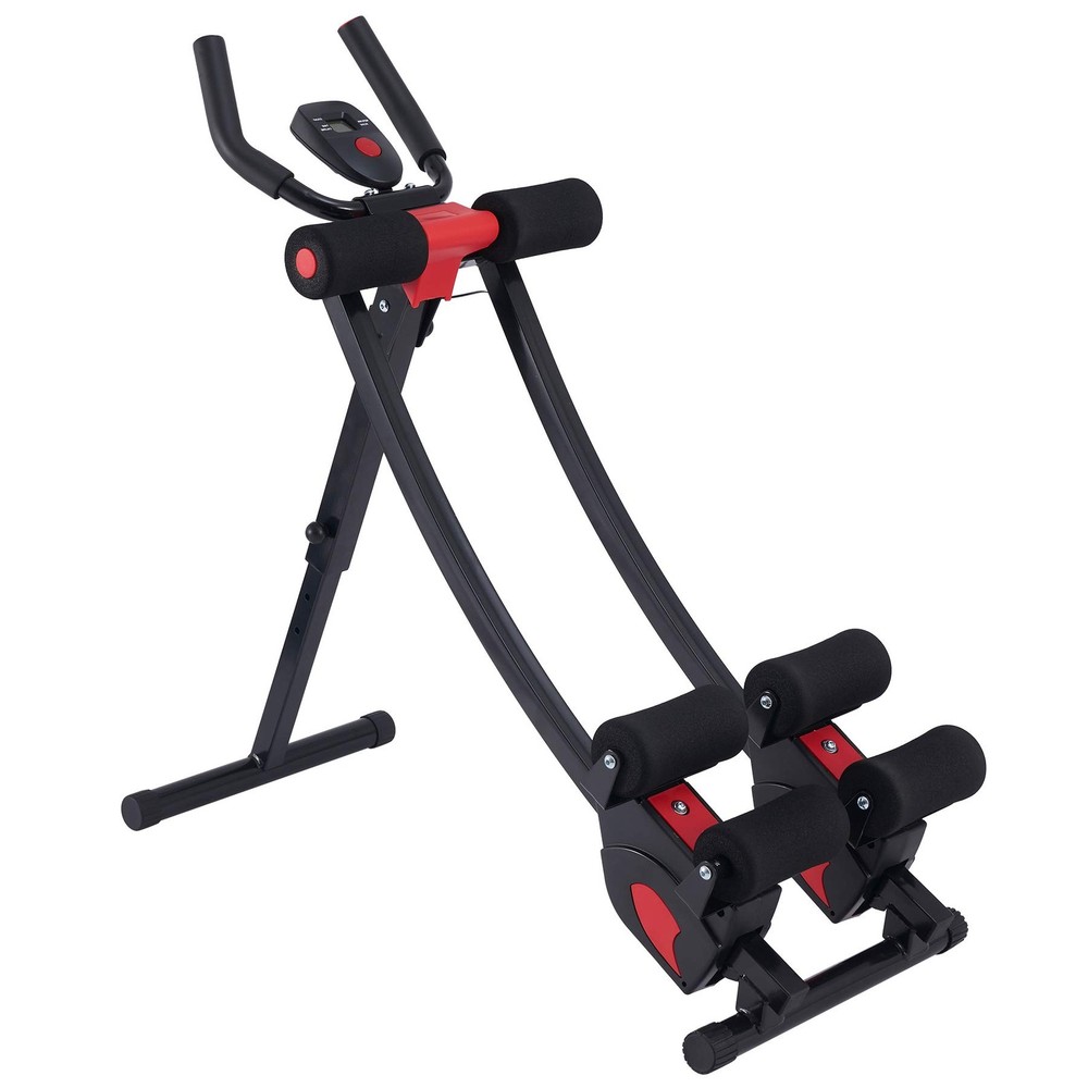 ZELUS Ab Crunch with Digital Display | Abdominal Training Machine with Independe