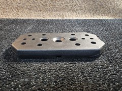 Vinyl Rectangle Weight Plate 10 LBS 14.5″ L x 7″ Stackable, Black