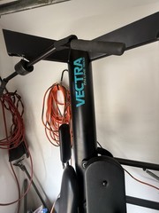 Vectra Adjustable ON-LINE 1800 Home Gym Arm Curl Chest Press Black