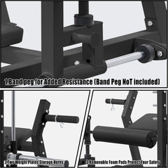 Heavy Duty Hip Thrust Machine 770 LBS for Home Gym Glute Training