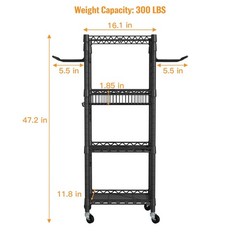 S1 Home Gym Storage, 3-Tier Workout Equipment Organizer with Wheels for Yoga …